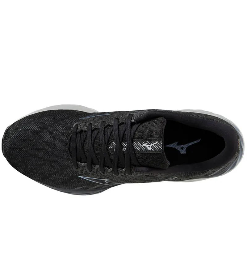 Mizuno Men's Wave Inspire 19 Running Shoes Black/GRidge/Illusion Blue-5